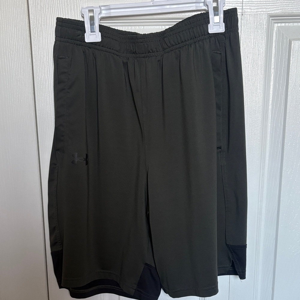 Under Armour Dark Green  Performance Shorts